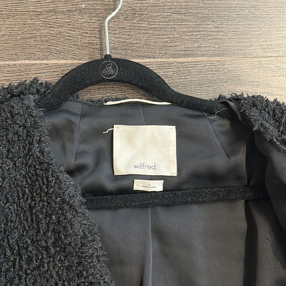 Wilfred black teddy coat - Picture 3 of 4